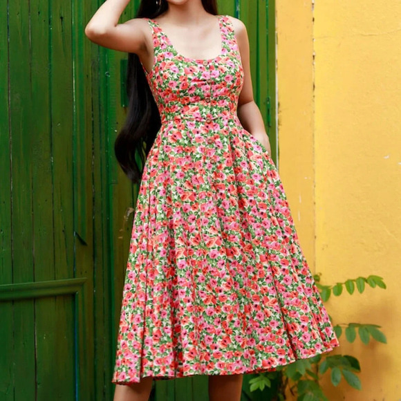 au la la Design Dresses & Skirts - Au la la Design Emmy Midi Dress. Size 8